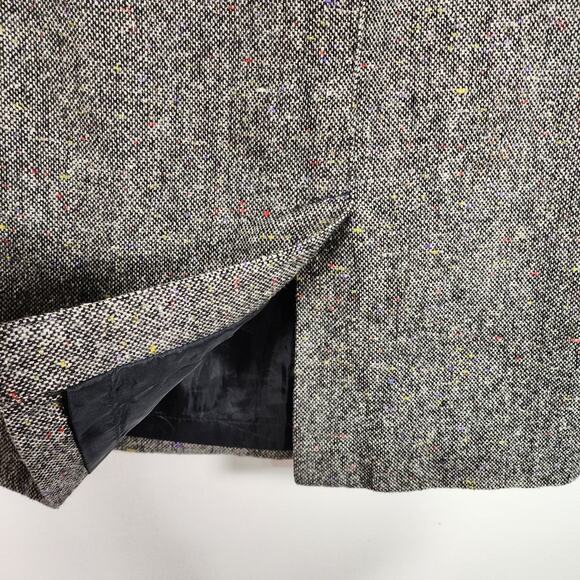 Vintage Talbots Women Wool Blend Tweed Pencil Midi Skirt Size 10 Pocket Academia - Picture 6 of 10